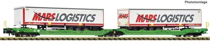 Fleischmann 6660102 - N - Gelenk Taschenwagen Mars Logistic, CFL Cargo, Ep. VI